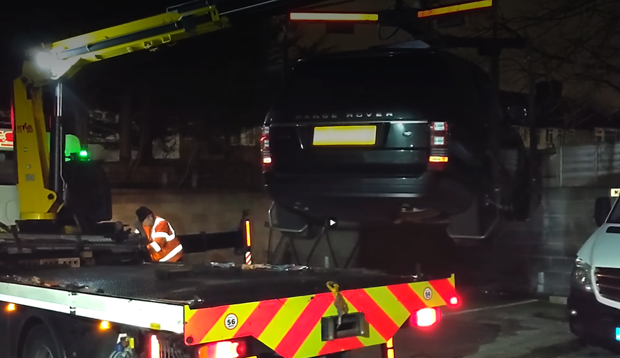 London Stolen Range Rover Recovery Operation