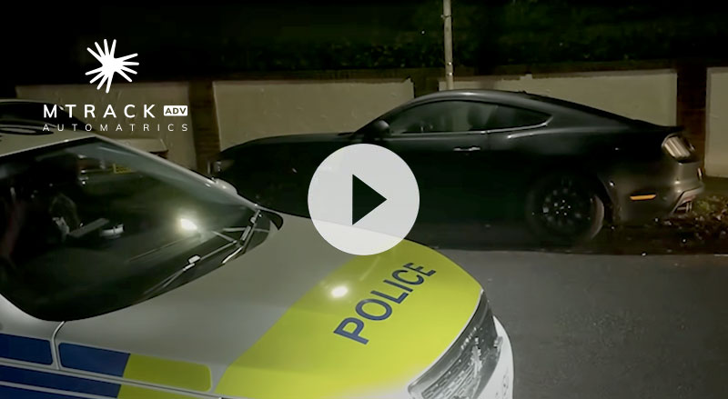 Stolen Ford Mustang Automatrics MTrack Recovery Operation Essex