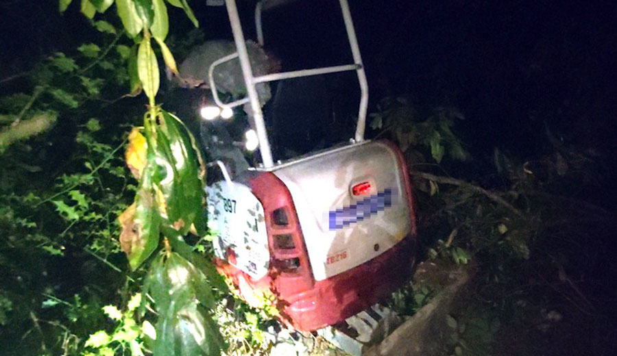 Takeuchi TB216 stolen a few miles west of Stoke-on-Trent